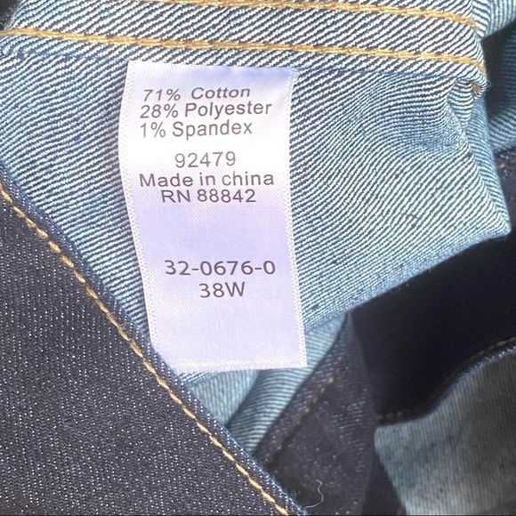 NWOT Woman Within Dark Wash Plus Size Jeans 38 W - Picture 10 of 11